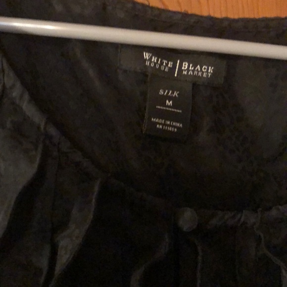 White House black market Silk tank top - Picture 2 of 2